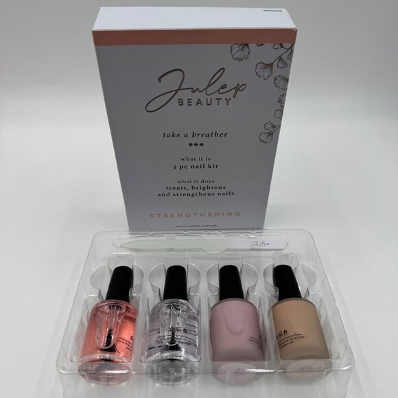 Julep Beauty Take A Breather 5-Piece Nail Kit Strengthening 0.74fl.oz - Picture 5 of 6